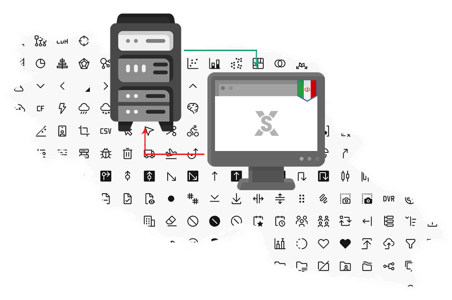 کتابخانه‌ی اختصاصی آیکن | سابکس تک | sobex tech